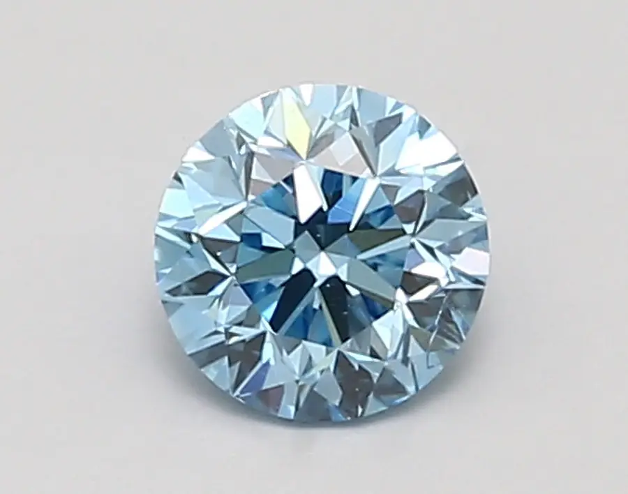 0.96ct FANCY VIVID  BLUE SI1 Round (IGI)