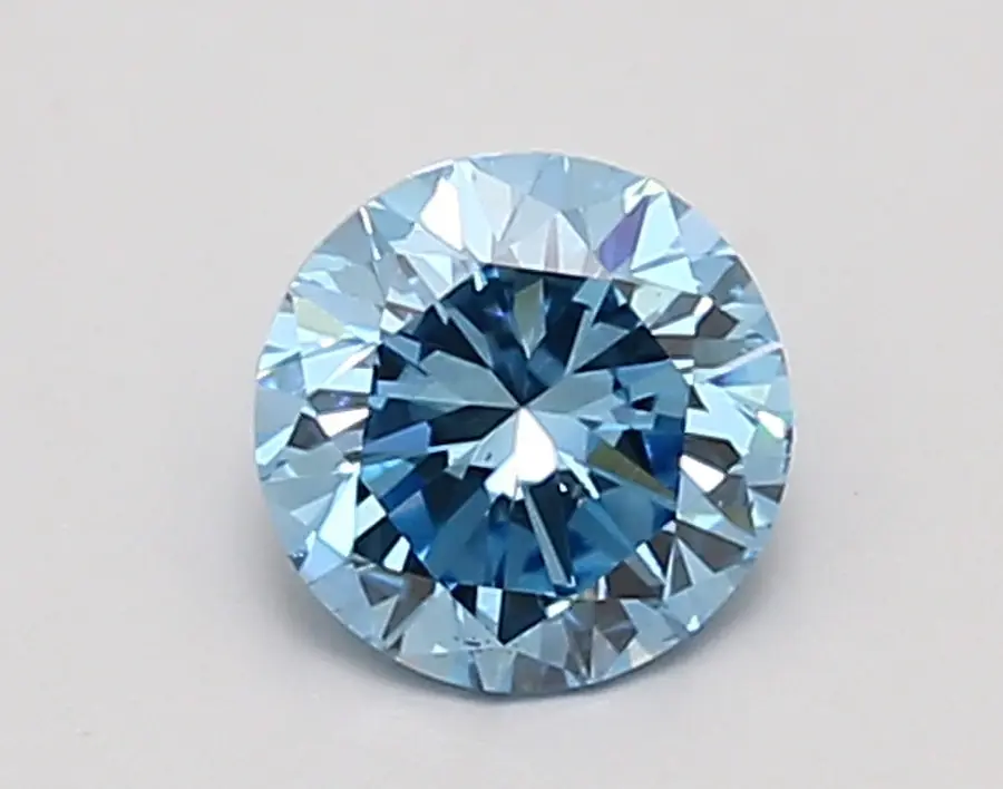 0.94ct FANCY VIVID  BLUE SI1 Round (IGI)