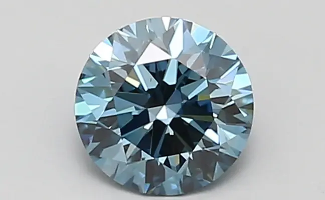 0.94ct FANCY VIVID  BLUE VS1 Round (IGI)