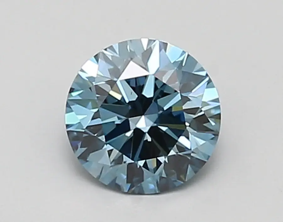 0.94ct FANCY VIVID  BLUE VS1 Round (IGI)