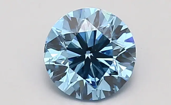 0.94ct FANCY VIVID  BLUE SI1 Round (IGI)