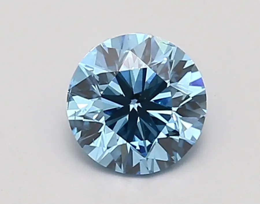 0.94ct FANCY VIVID  BLUE SI1 Round (IGI)