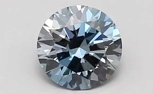 0.92ct FANCY VIVID  BLUE VS2 Round (IGI)