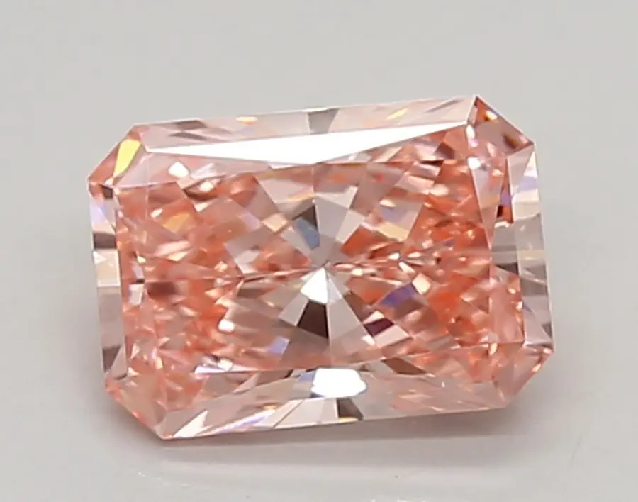 0.92ct FANCY VIVID  PINK VS1 Radiant (IGI)