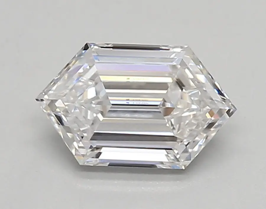 0.91ct D VVS2 Long Hexagon (IGI)