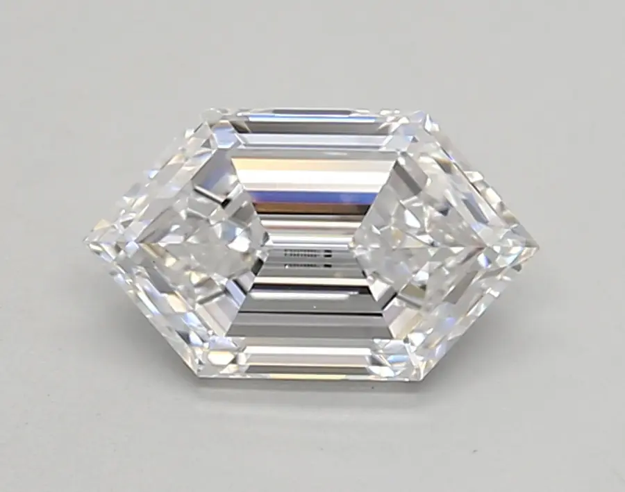 0.88ct D VVS2 Long Hexagon (IGI)