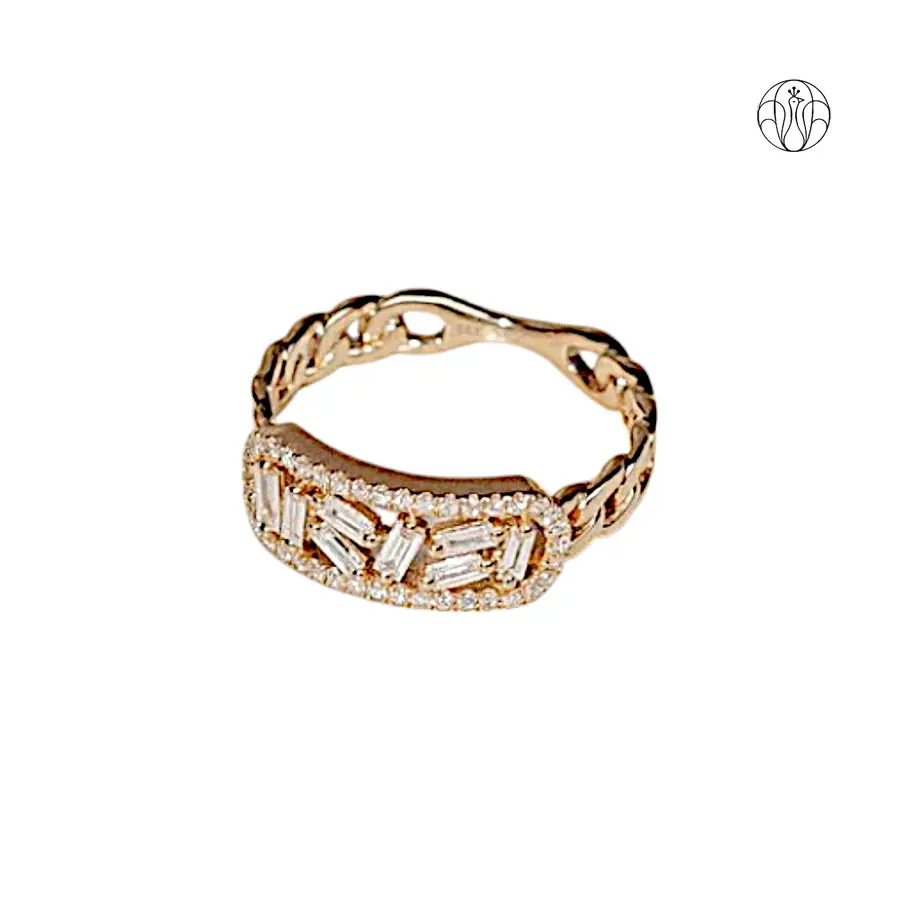 Sitara Radiance (CI. Zaveri)- 1.70 CTW 37 PCS VS1 Lab Grown  Diamond Statement Ring