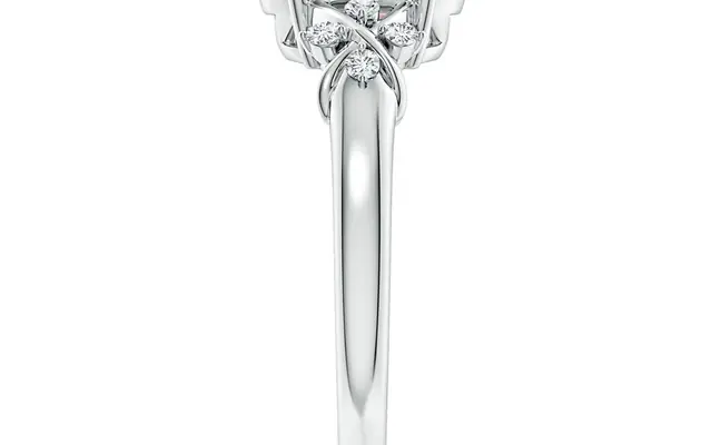 Ovaal Shape Pink Diamond Ring