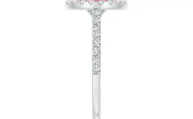 Oval Prong Set Lab Diamond Ring