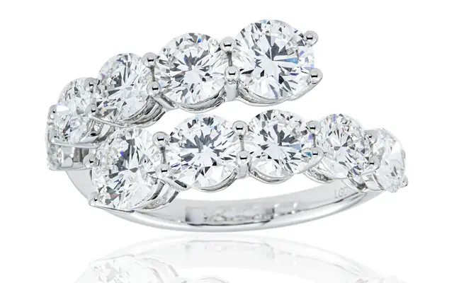 Round Shape multi Diamond Designer Engagement Ring