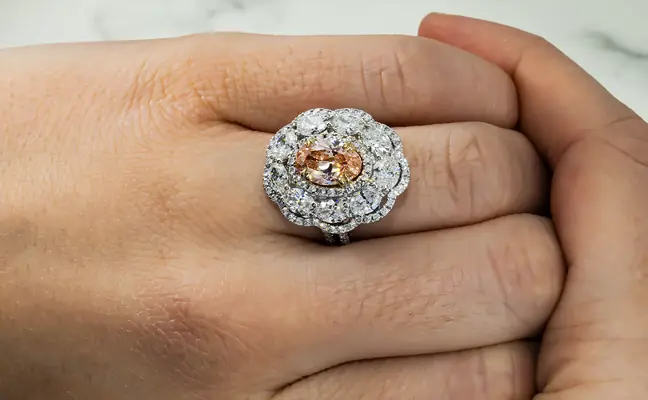 Uniqu Oval Shape Designer Ring