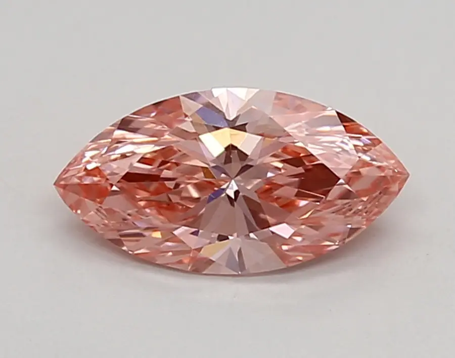 0.75ct FANCY VIVID  PINK VVS2 Marquise (IGI)