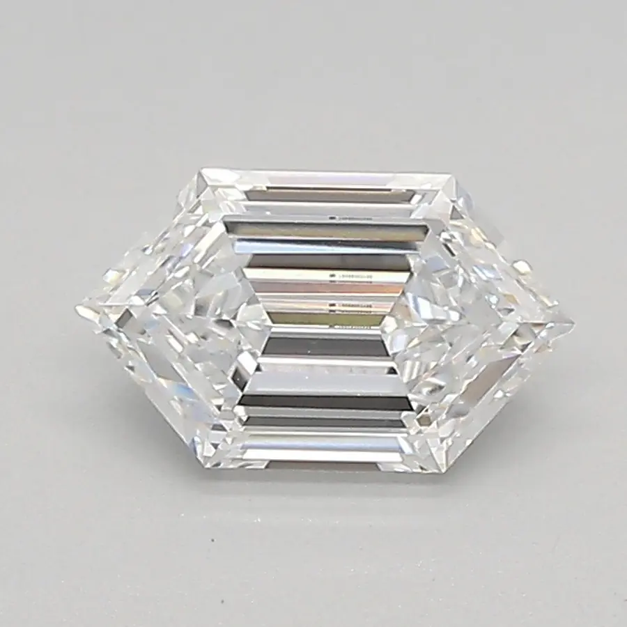 0.72ct D VVS2 Long Hexagon (IGI)