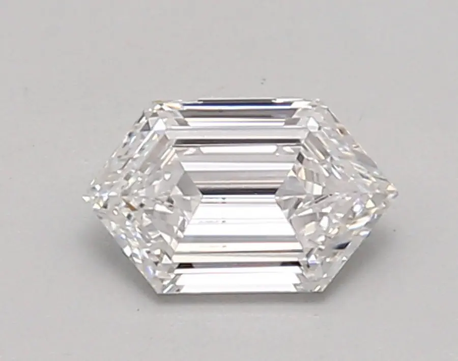 0.72ct D VVS2 Long Hexagon (IGI)