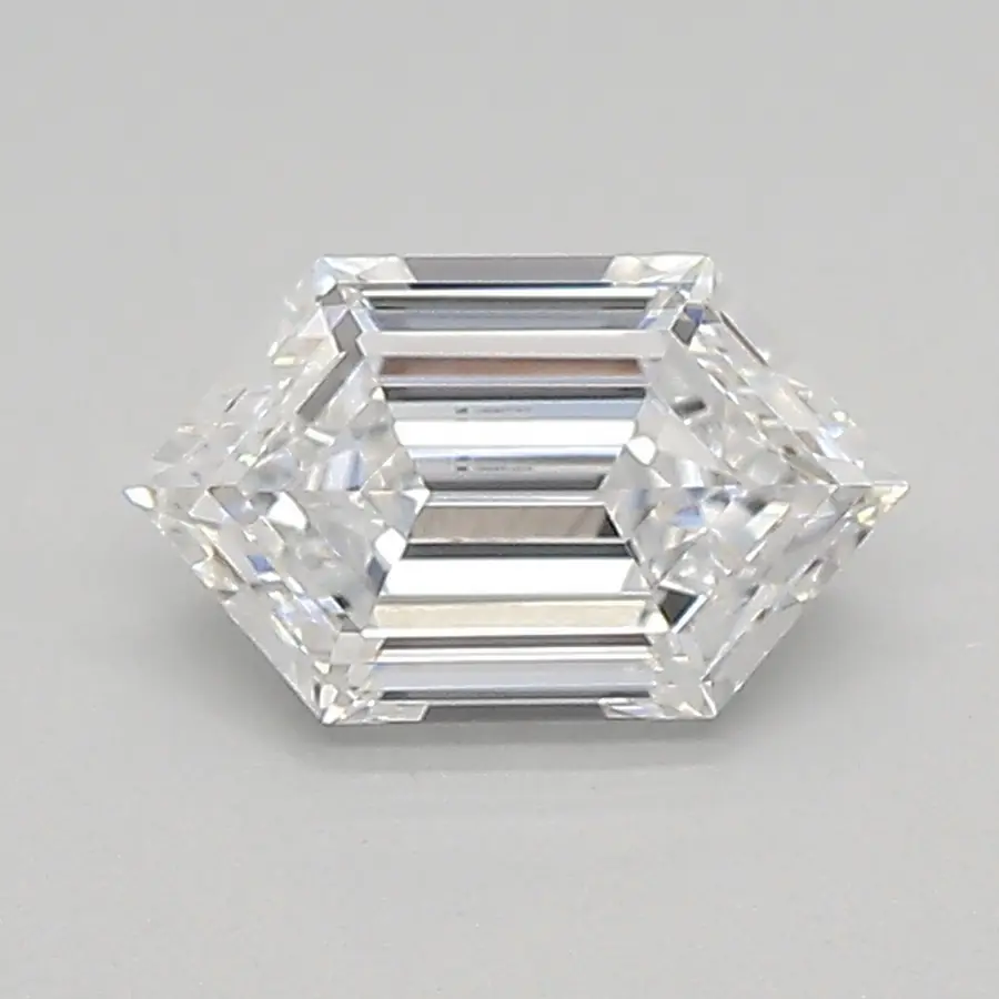 0.71ct D VVS2 Long Hexagon (IGI)