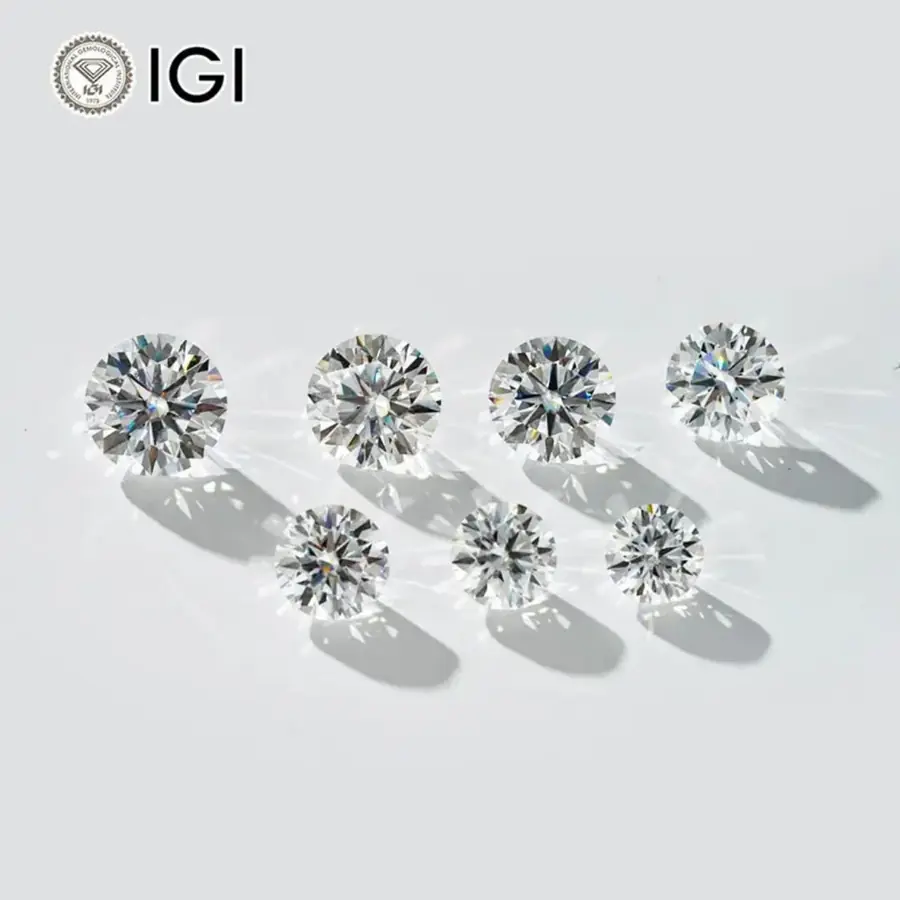 1.0CT IGI Certified Lab-Grown Diamond – D Color VS1 Round Cut Sparkle