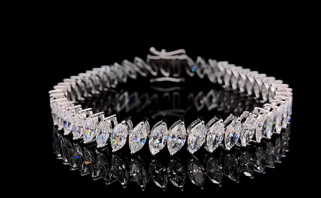 Marquise Shape Tennis Bracelet