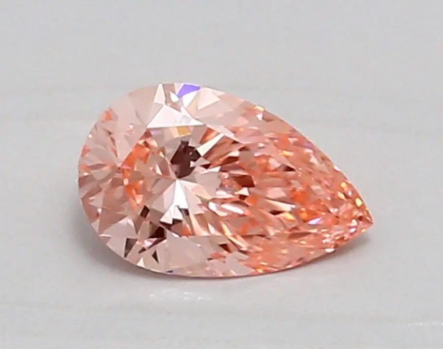 0.61ct FANCY VIVID  PINK VS1 Pear (IGI)