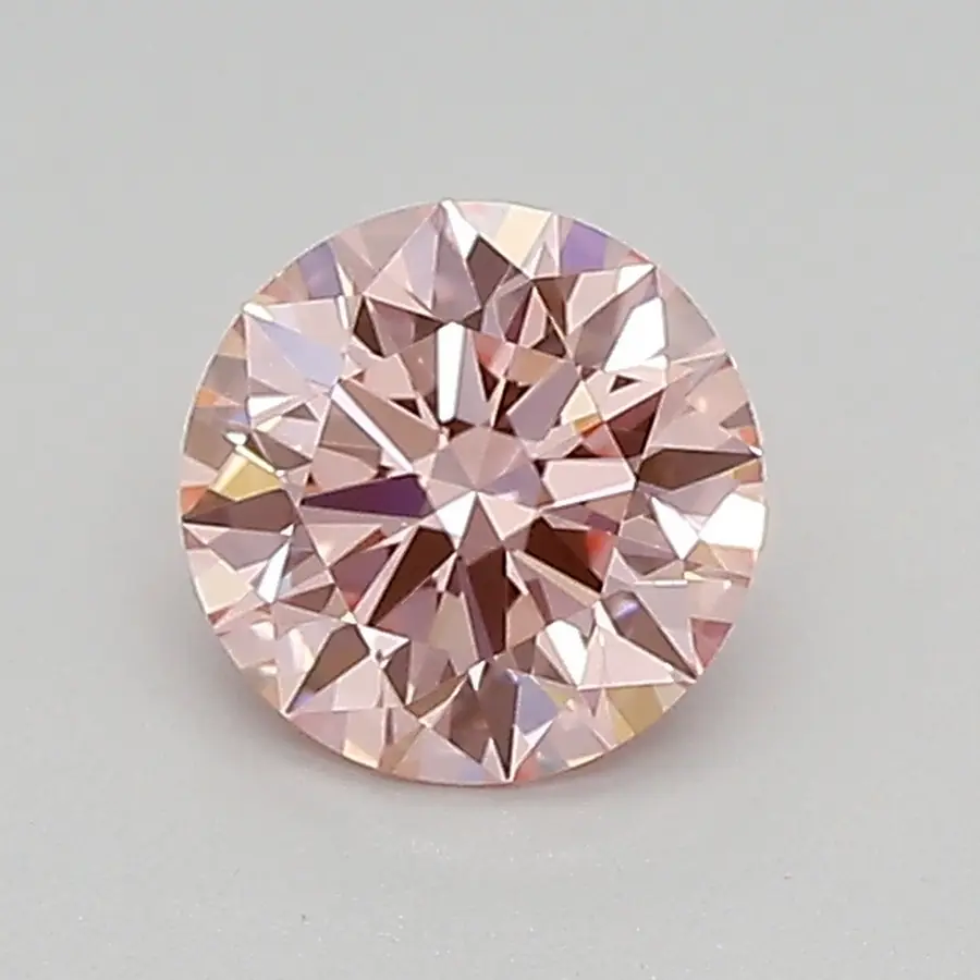 0.61ct FANCY VIVID  PINK VVS2 Round (IGI)