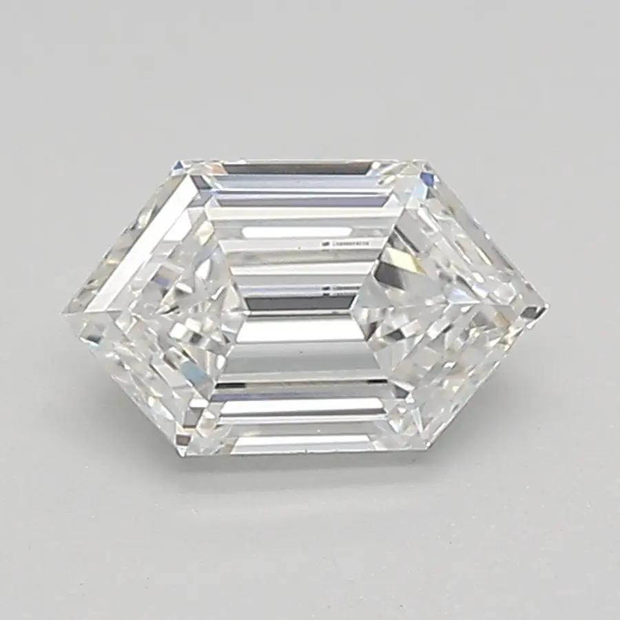 0.61ct E VVS2 Long Hexagon (IGI)