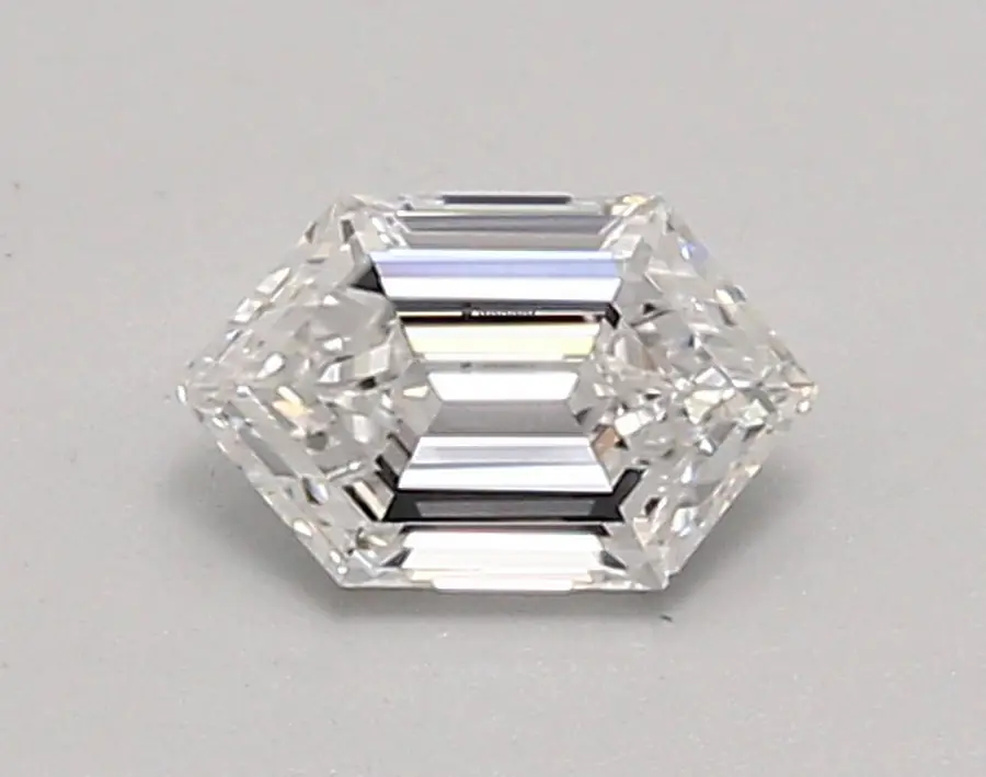 0.60ct D VVS2 Long Hexagon (IGI)