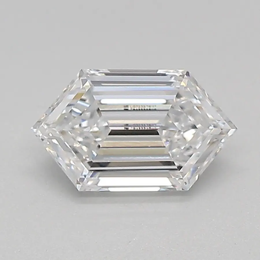 0.59ct D VVS2 Long Hexagon (IGI)