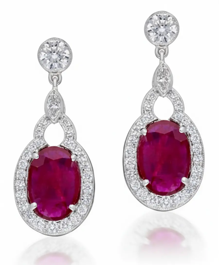 1.56 ct Natural Diamond Earrings of Unrivaled Brilliance
