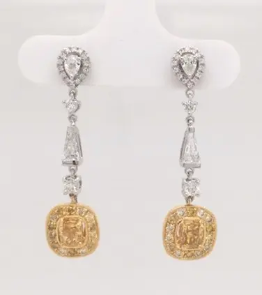 Authentic 1.28 Carat Diamond Earrings - Icy White Gold Luxury