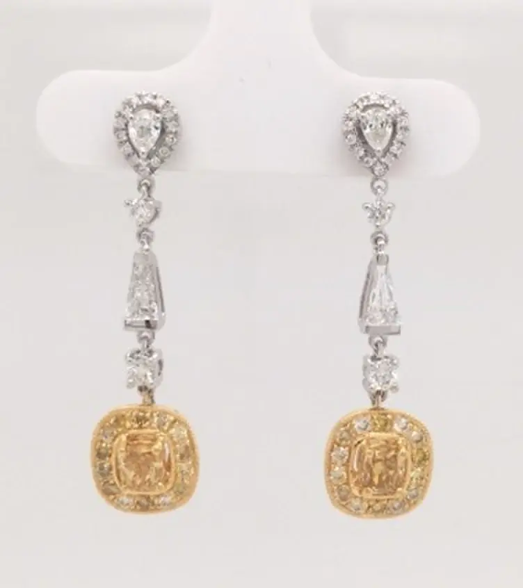 Authentic 1.28 Carat Diamond Earrings - Icy White Gold Luxury