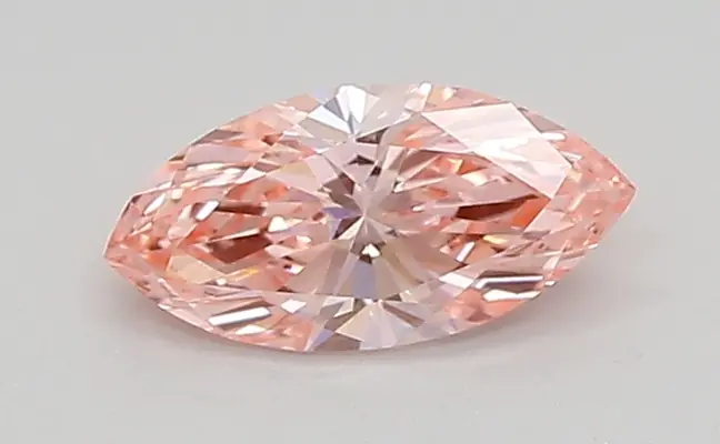 0.44ct FANCY VIVID  PINK VVS2 Marquise (IGI)