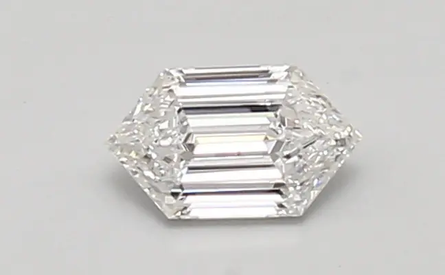 0.44ct D VS1 Long Hexagon (IGI)