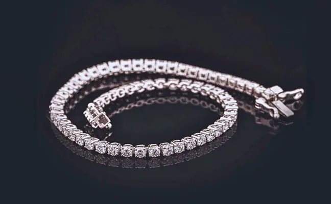Round Cut LAB Diamond Tennis Bracelet