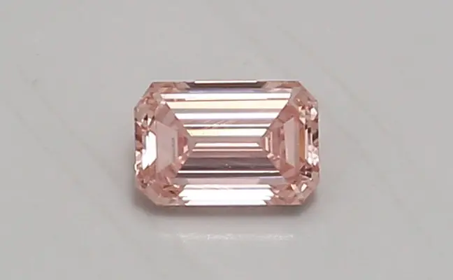 0.43ct FANCY VIVID  PINK VVS2 Emerald (IGI)