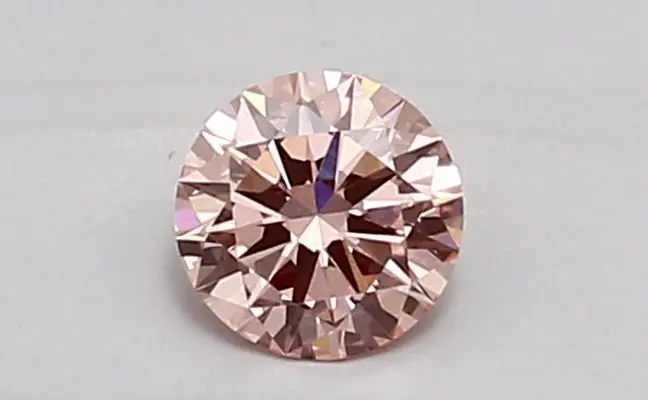 0.43ct FANCY VIVID  PINK VVS2 Round (IGI)