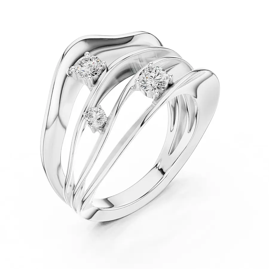 Minimal Lab Grown Diamond Ring.