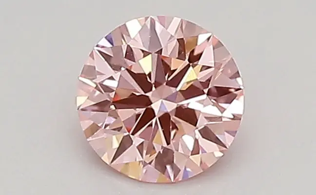 0.41ct FANCY VIVID  PINK VVS2 Round (IGI)