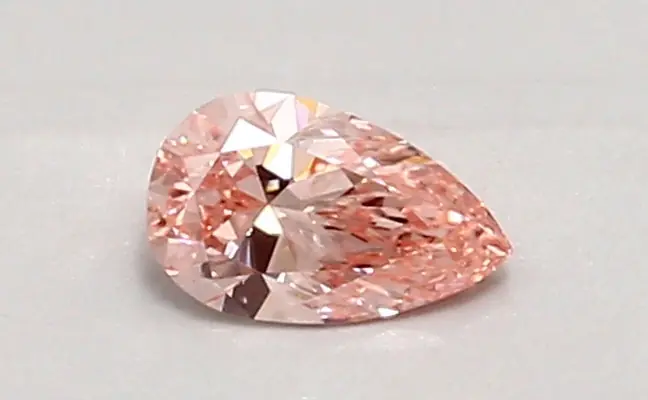 0.39ct FANCY VIVID  PINK VS1 Pear (IGI)