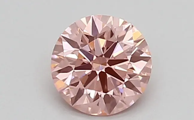 0.39ct FANCY VIVID  PINK VVS2 Round (IGI)