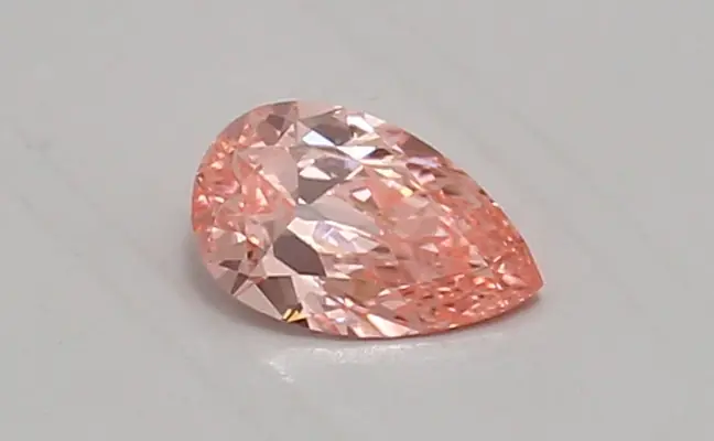 0.38ct FANCY VIVID  PINK VS1 Pear (IGI)
