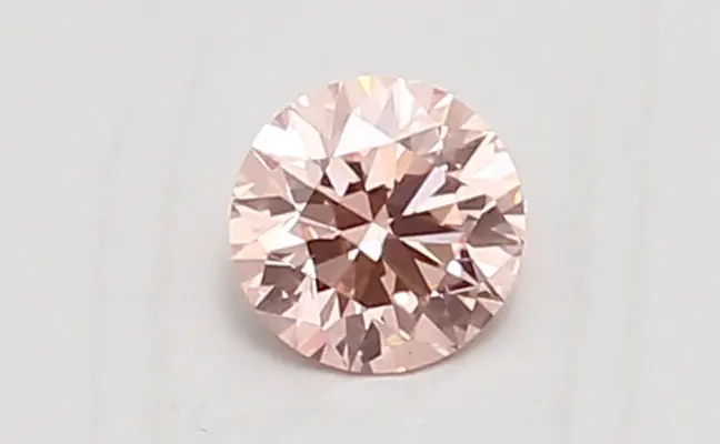 0.37ct FANCY VIVID  PINK VVS1 Round (IGI)