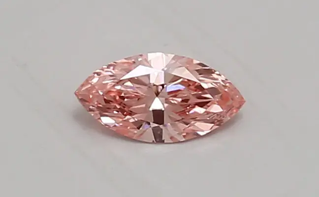0.36ct FANCY VIVID  PINK VVS2 Marquise (IGI)