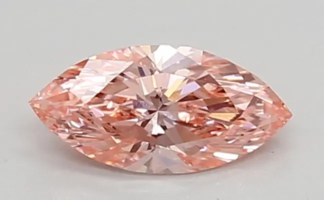 0.36ct FANCY VIVID  PINK VVS2 Marquise (IGI)
