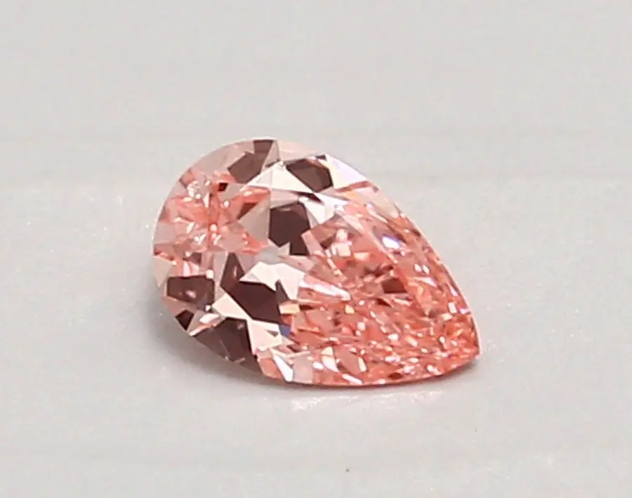 0.34ct FANCY VIVID  PINK SI1 Pear (IGI)