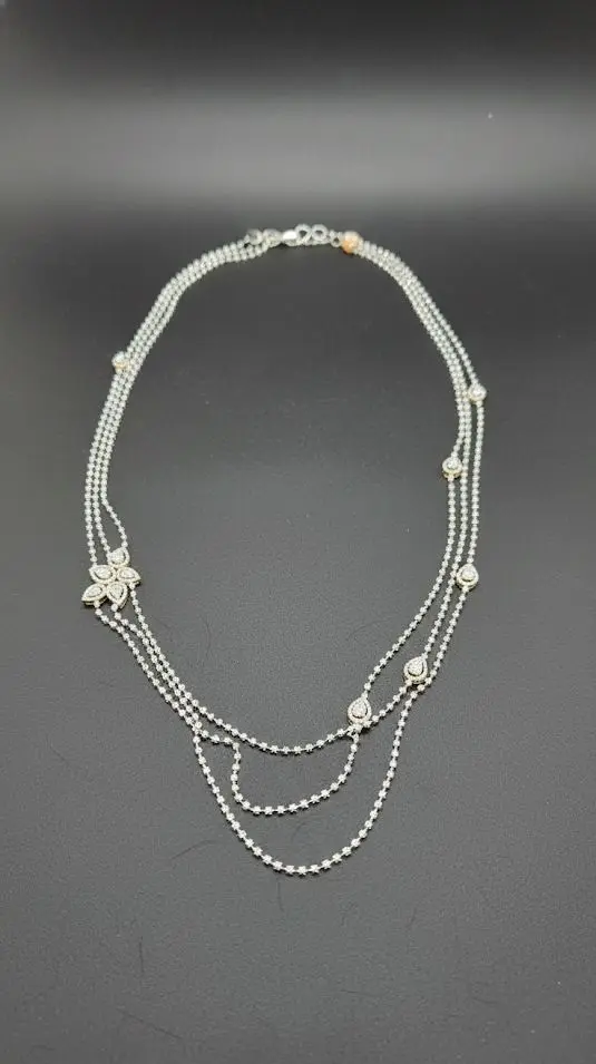Celestial Cascade Diamond Necklace Set