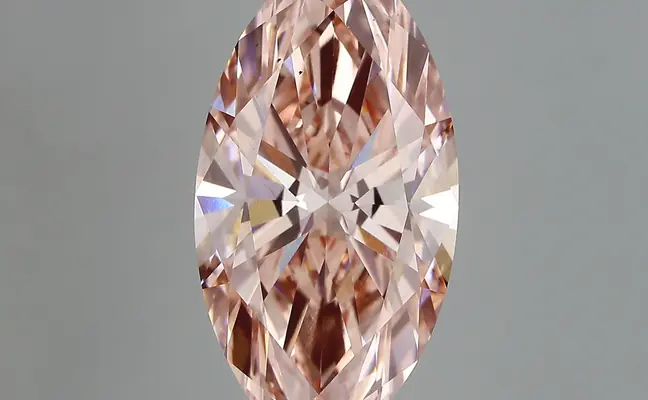 7.51ct FANCY VIVID  PINK VS2 Marquise (IGI)
