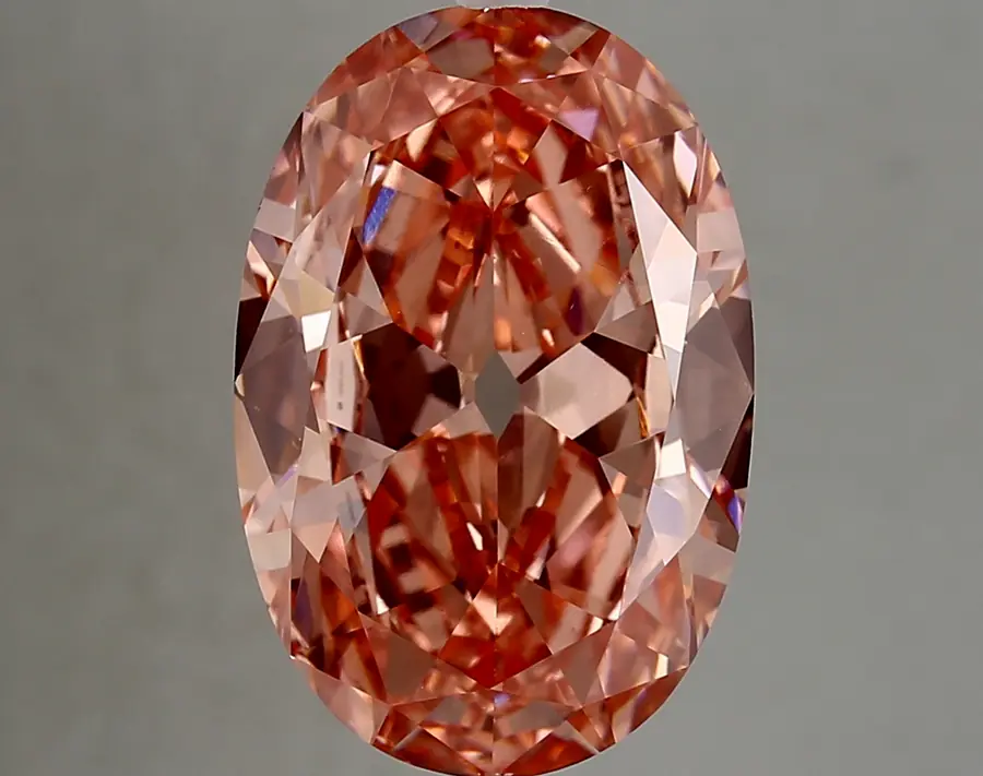 7.04ct FANCY VIVID  PINK VVS2 Oval Old Miner (IGI)