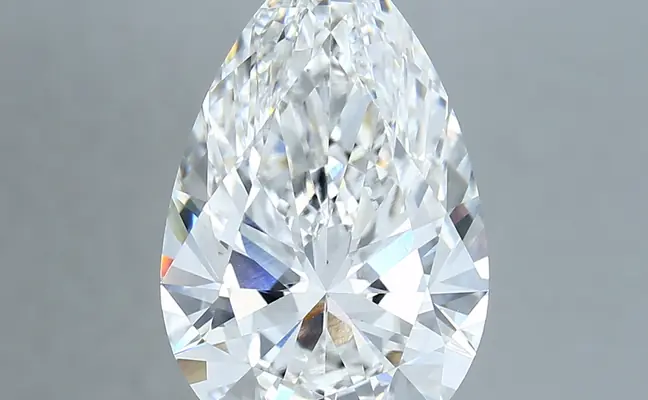 7.03ct F VVS2 Pear (IGI)