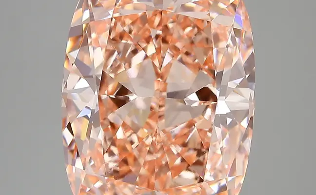 7.03ct FANCY VIVID  PINK VS1 Cushion (IGI)