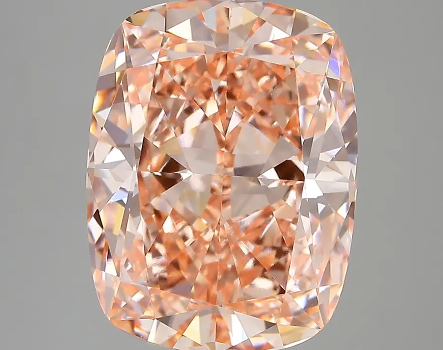7.03ct FANCY VIVID  PINK VS1 Cushion (IGI)