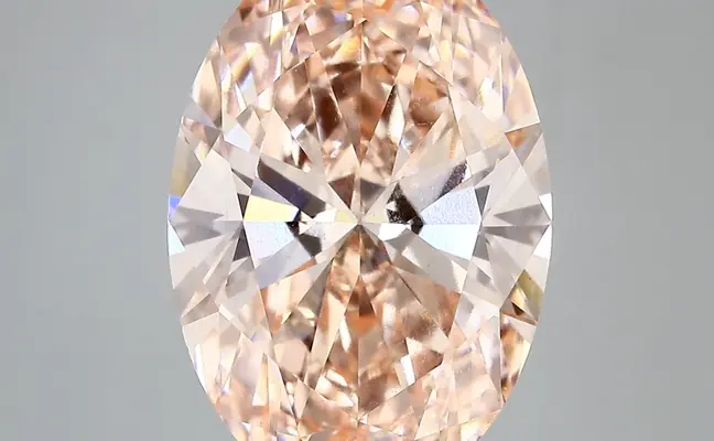 7.01ct FANCY INTENSE  PINK VS1 Oval (IGI)